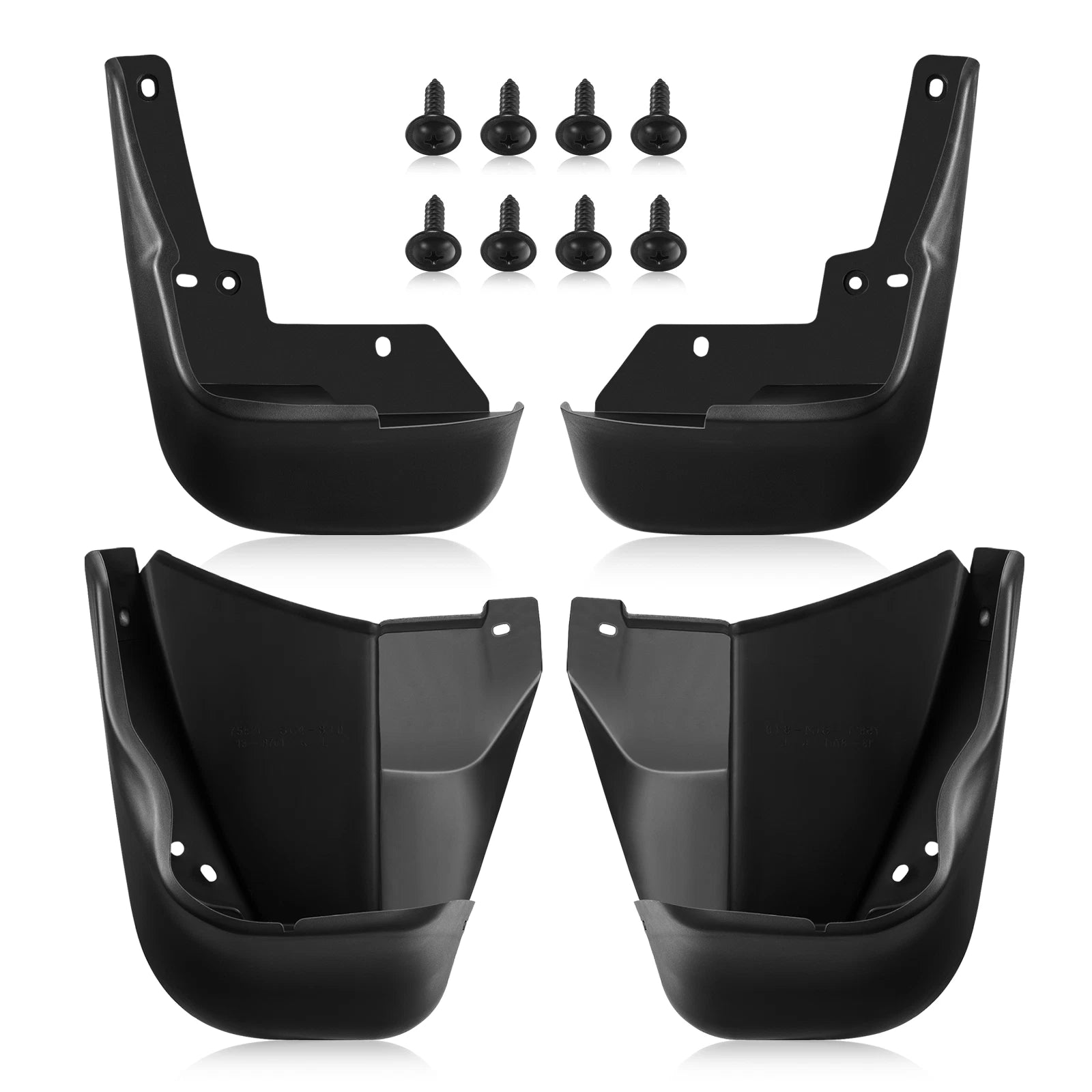 Set of 4 Mud Flaps Splash Guards for Honda Civic (1996–2000)