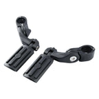 1-1/4" Short Angled Highway Engine Guard Footpeg Mount for Harley