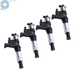 Set of 4 Fuel Injectors for Isuzu NPR NPR-HD Diesel (2001–2007)