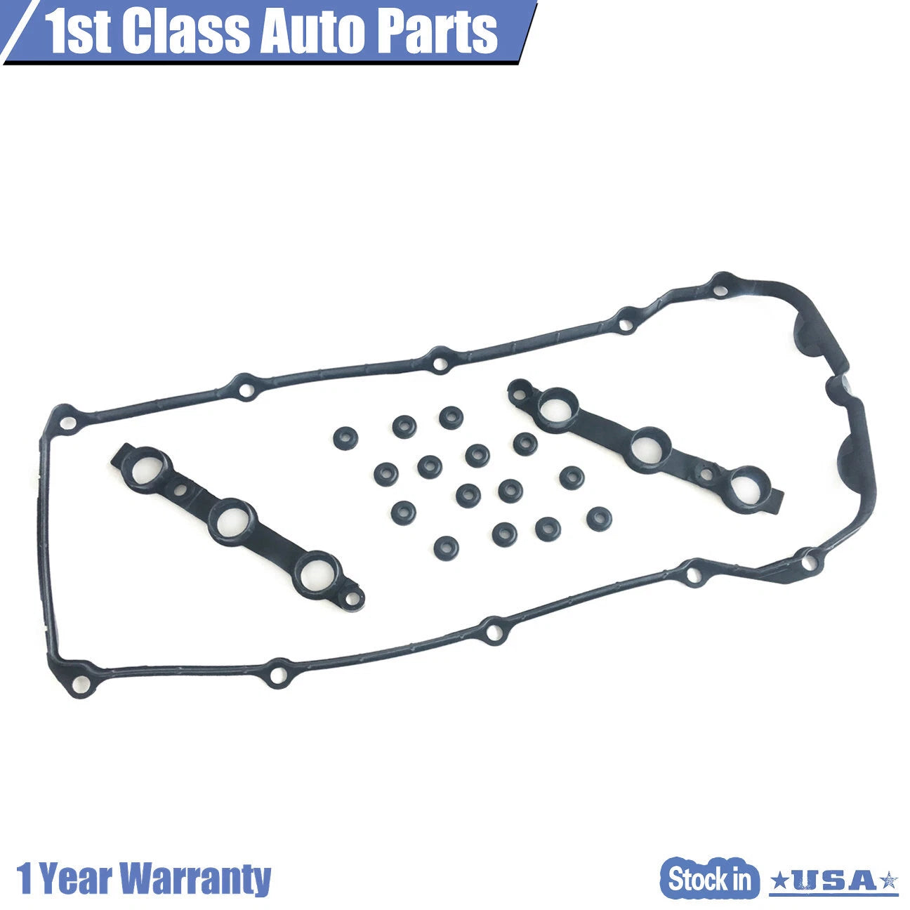 Valve Cover Gasket Kit for BMW E39 E46 E60 X3 525i 530i (2002–2005)