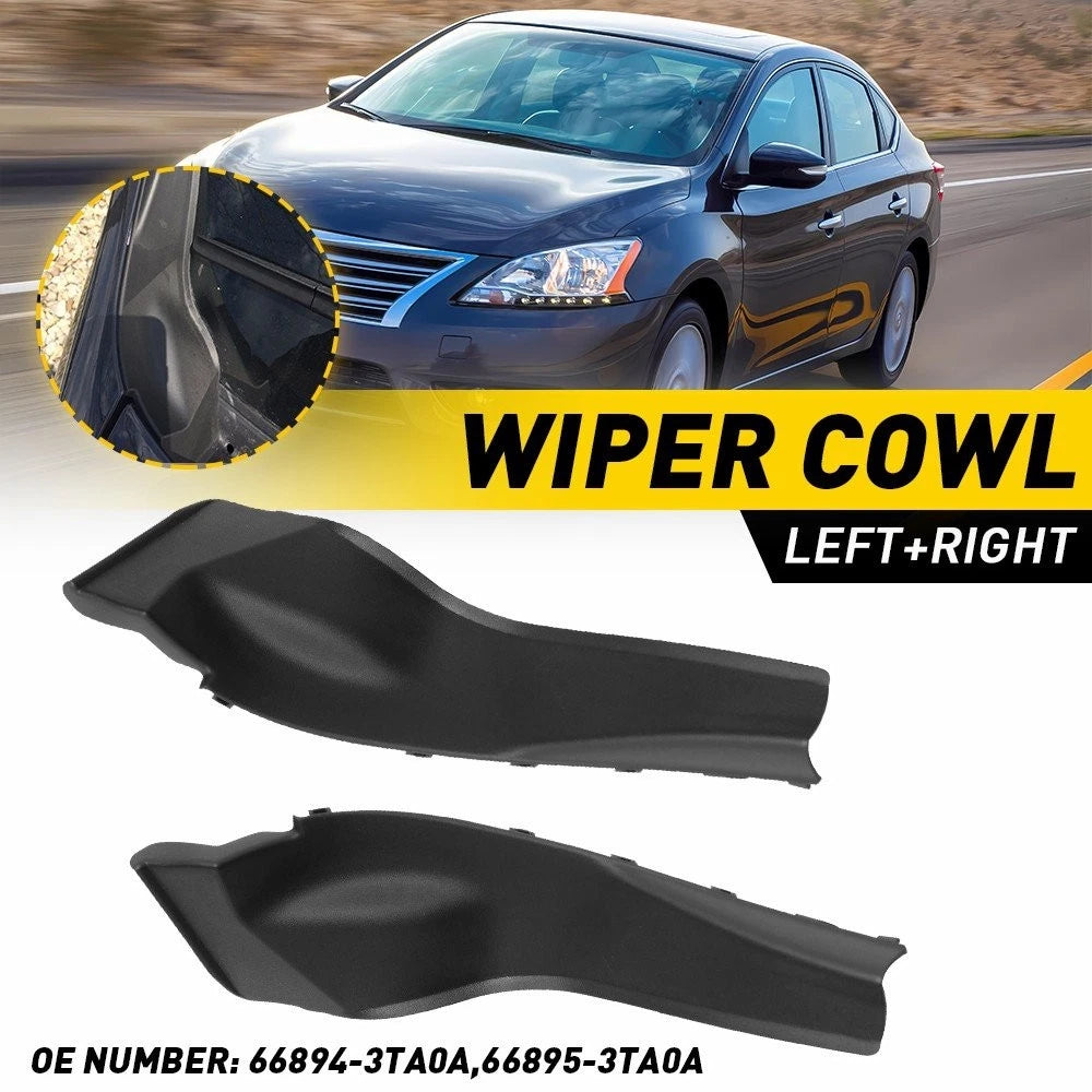 Wiper Cowl Side Extension Cover Trim for Nissan Altima (2013–2015)
