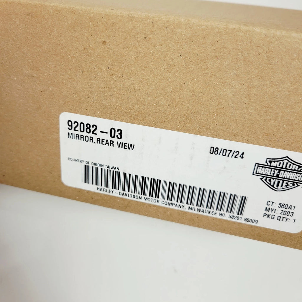 Left Tapered Long Stem Mirror for Harley-Davidson (1982–Present) 92082-03
