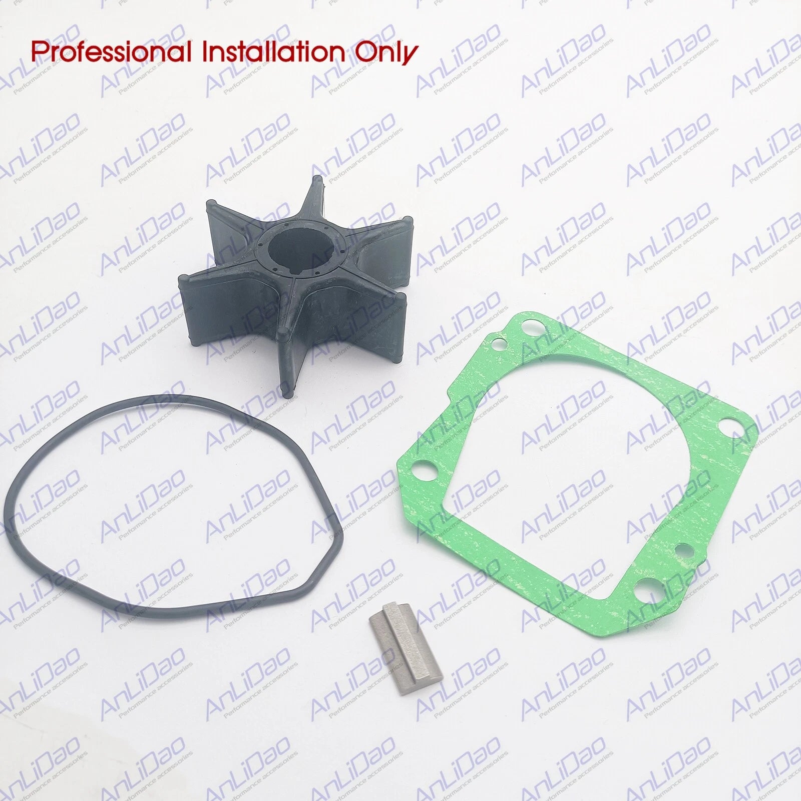 Water Pump Impeller Repair Kit for Honda Outboard (6192-ZY6-000, 18-3284)