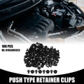 100 Pcs Push Type Retainer Clips No. 0155305323 for Nissan Frontier (2005–2019)