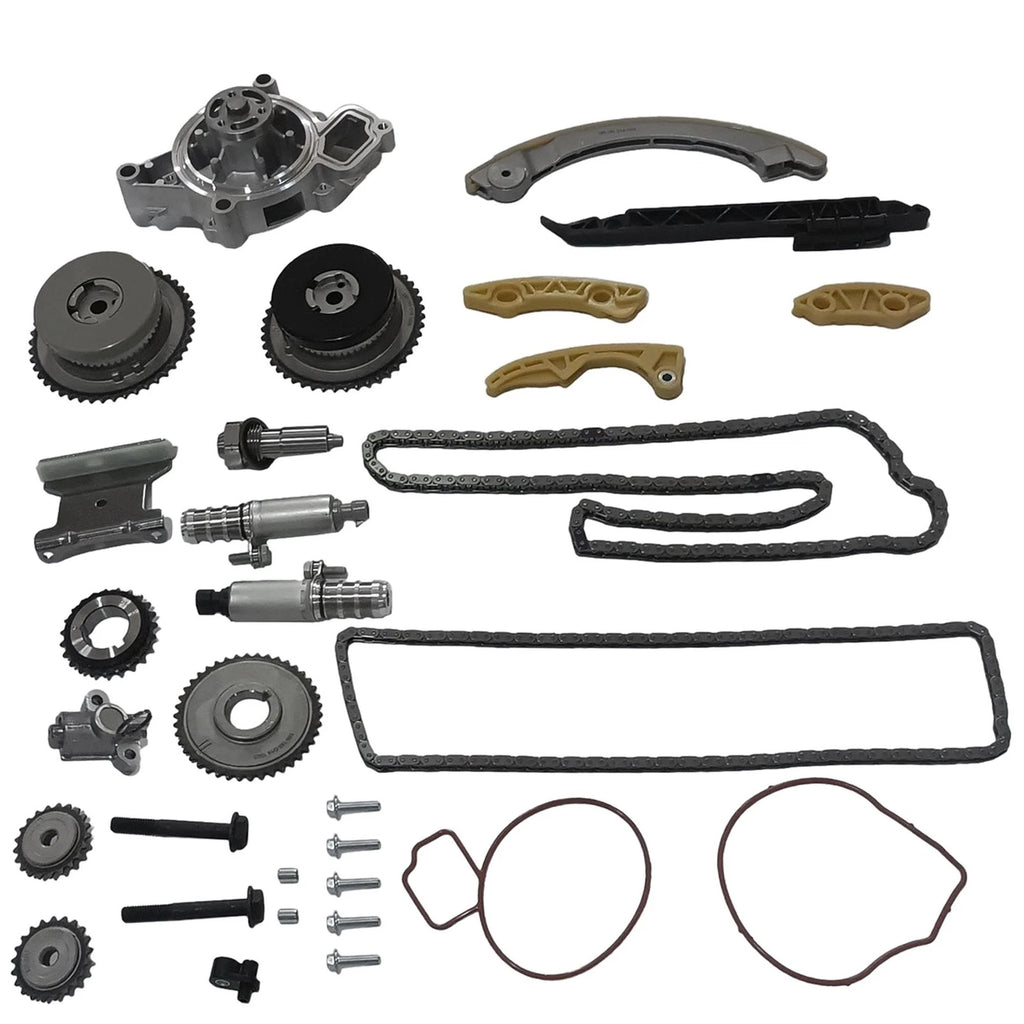 Engine Timing Chain Kit with Water Pump for Buick Allure, Chevy Equinox, GMC 2.4L (2005–2010)