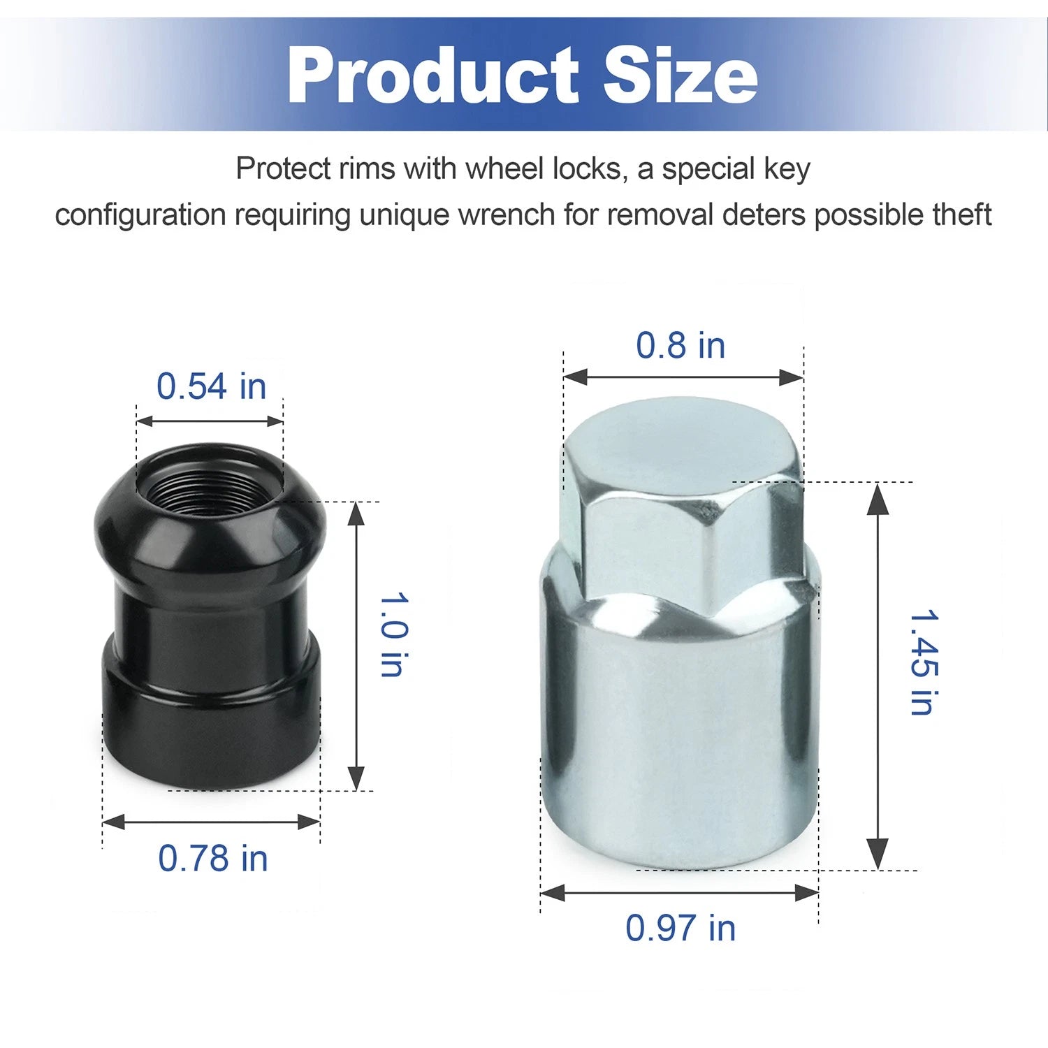 Wheel Lock Set for Honda CR-V (2017–2022) 08W42-S2A-100