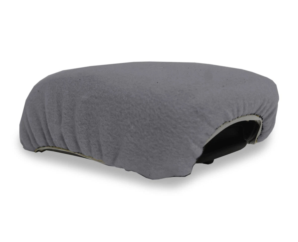 Fleece Console Lid Armrest Cover for Jeep Compass (2017–2020) Gray