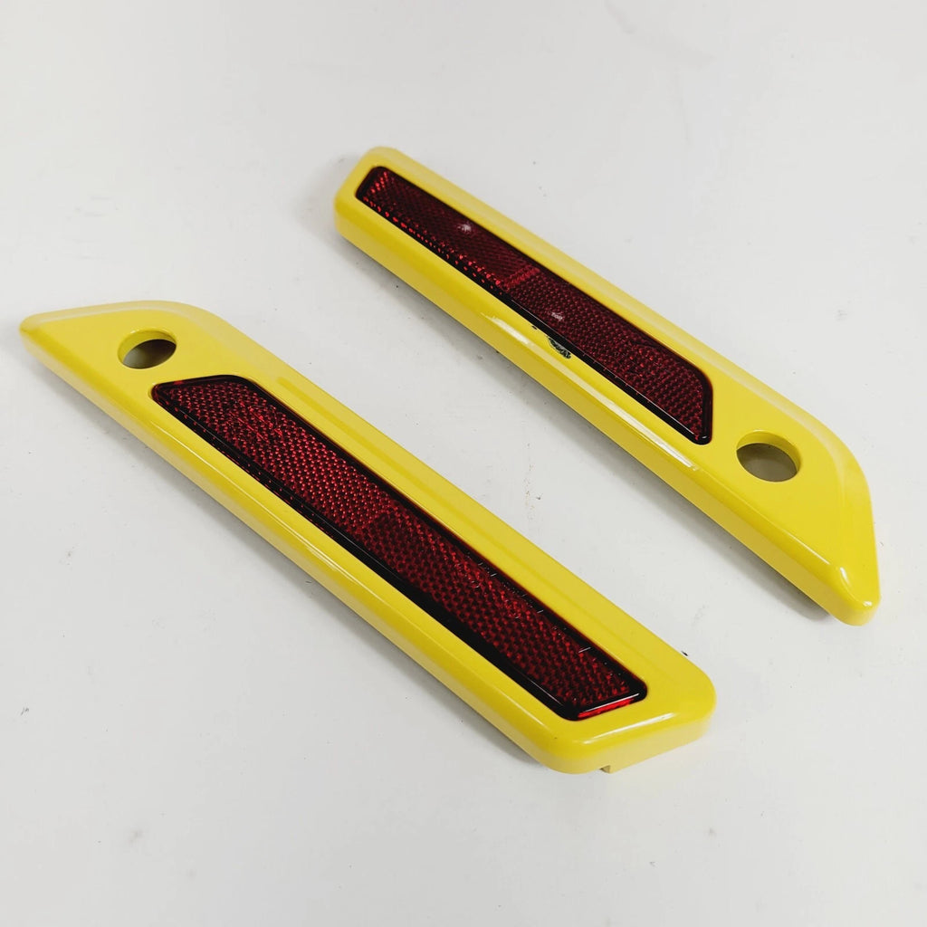Saddlebag Latch Hinge Covers for Harley-Davidson Touring (2014–2023) - Industrial Yellow