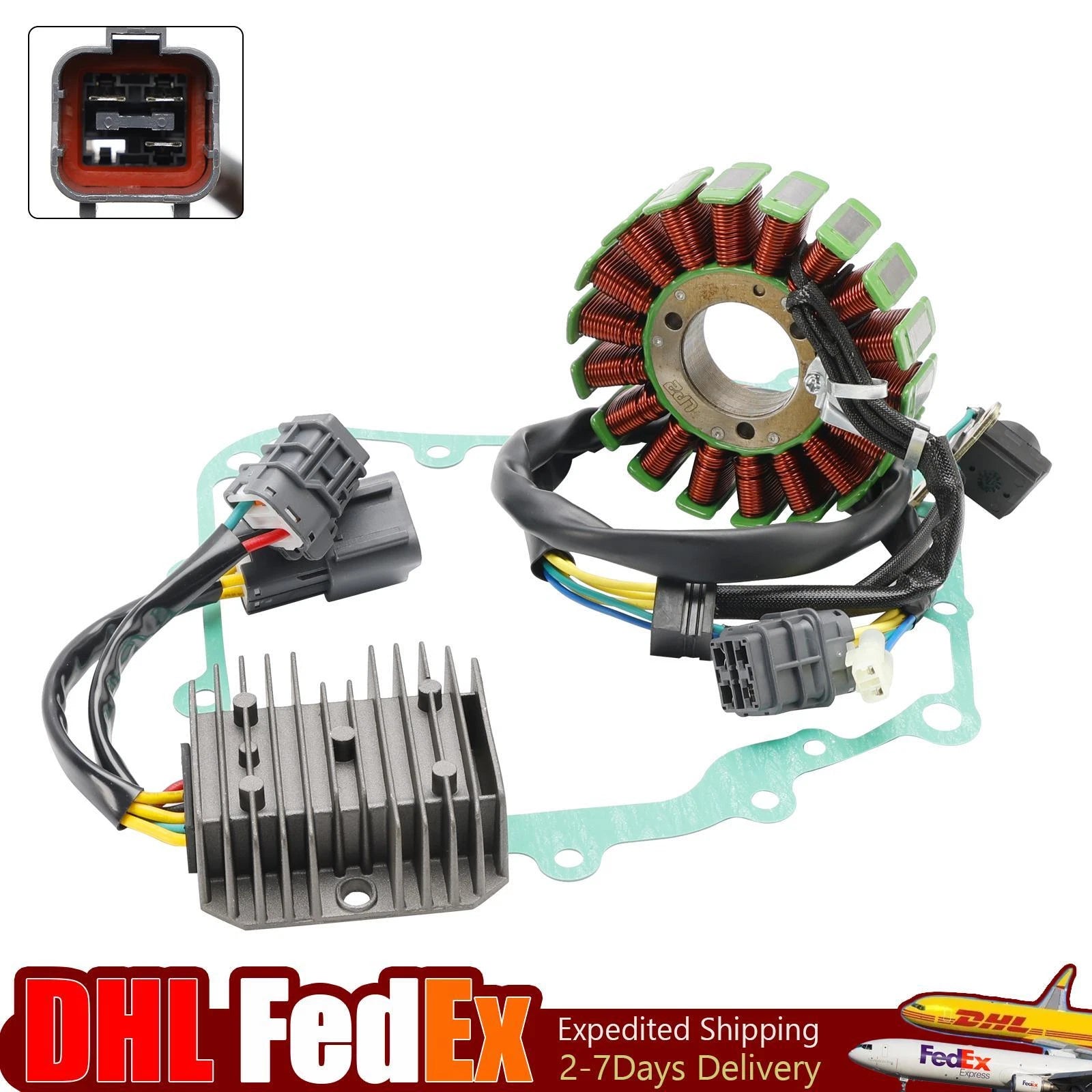 Stator Coil Regulator Gasket Kit for Arctic Cat ATV 300 2X4 (2010–2016) 3306-121