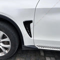 Gloss Black Side Wing Air Flow Fender Intake Vent Cover for BMW X5 (2014–2018)