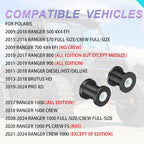 Front Shock Bushing Sleeve Kit for Polaris Ranger Diesel (2013–2023)