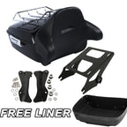 Trunk Backrest Pad Mount Rack for Harley Touring Street Glide (2014–2023)