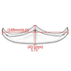 Black Rear Fender Accent Trim for Harley Touring Street Glide (2014-2023)