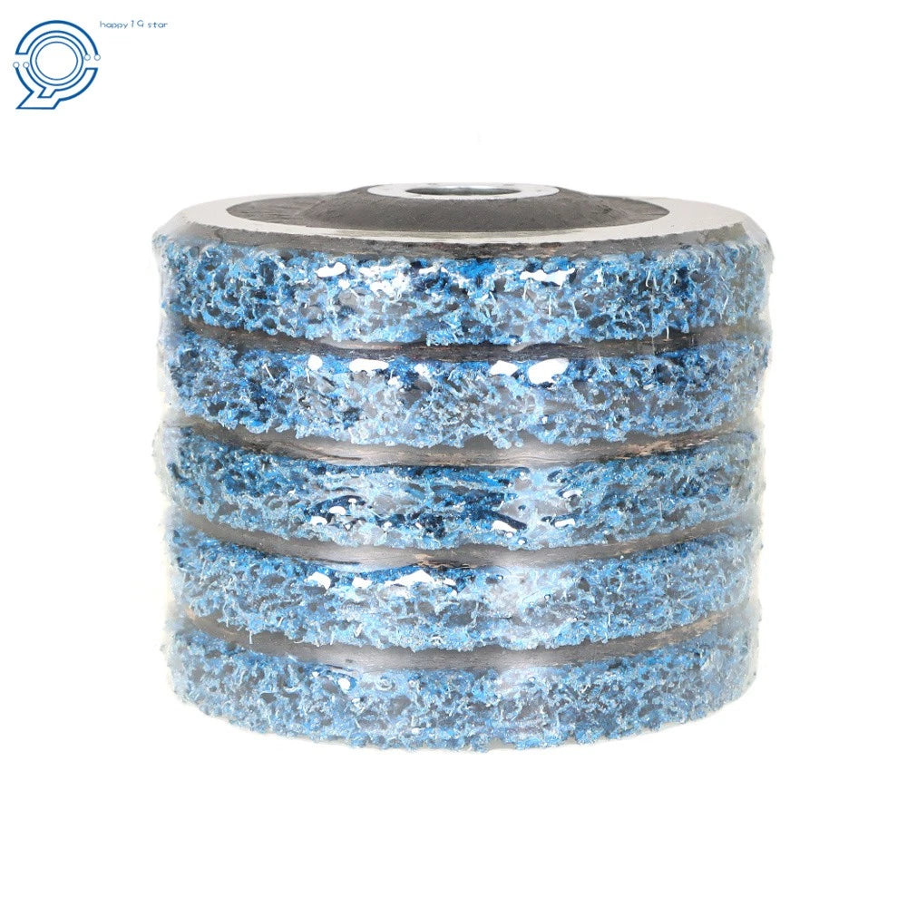 10pk Poly Strip Disc Wheel for Angle Grinder (4.5''x7/8")