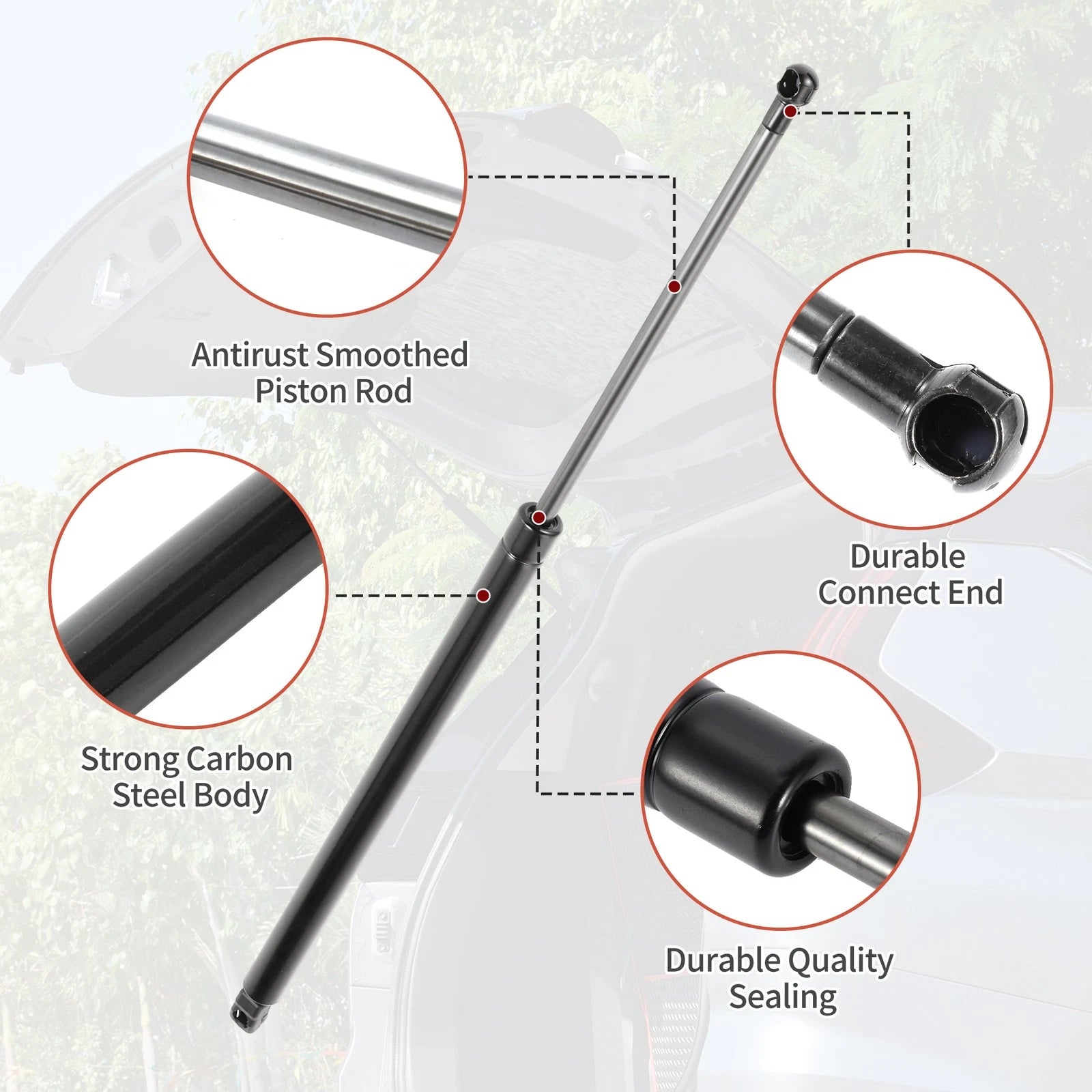 2X Rear Hatch Lift Supports Gas Strut for Lexus RX350 (2010–2015)