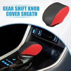 Automatic Gear Shift Knob Cover for Toyota RAV4 (2019–2023) Black Red