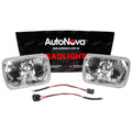 200mm x 142mm Multi Reflective Lens Headlight Lamp H4 Conversion + Park