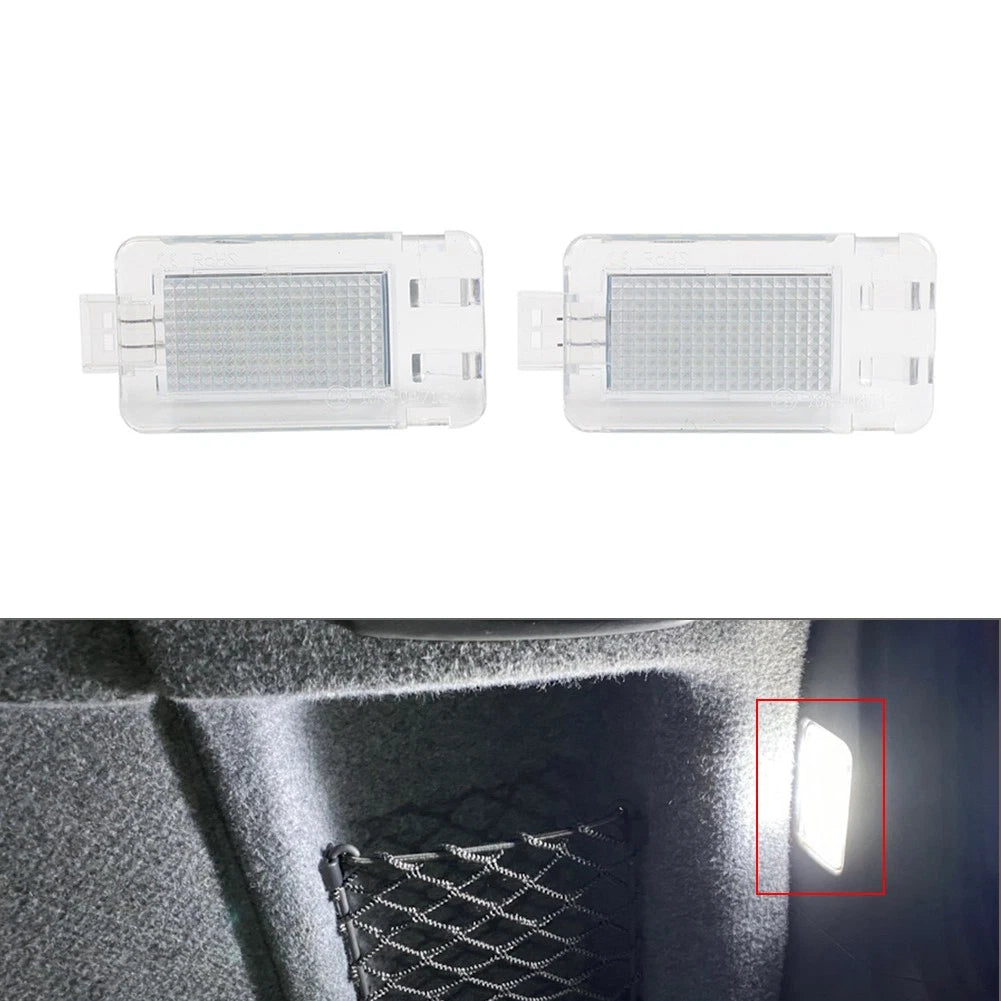 Set of 2 Interior Luggage Trunk Footwell Lights for Volvo C30 C70 S60 S80 XC70 XC90