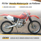 Set of 2 Side Panels for Honda XR250R XR400R (1996–2004) White Plastic