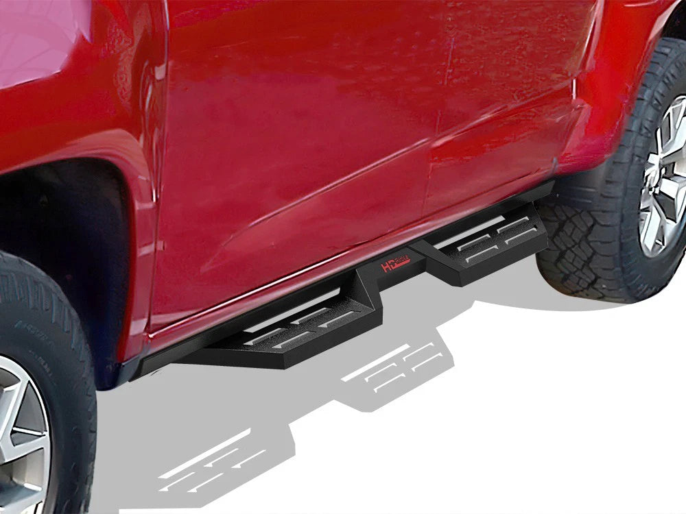 Set of 2 Carbon Steel Side Step Bars for Colorado Canyon (2015–2022)
