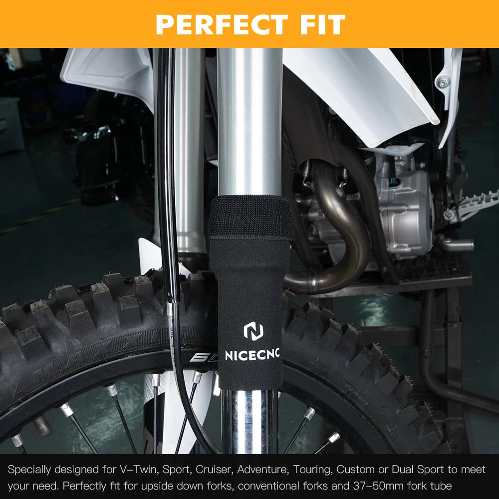 Front Fork Sock Lower Fork Tube Sleeve Cover for Honda CRF250R CRF450R CRF450X (2004–2023)