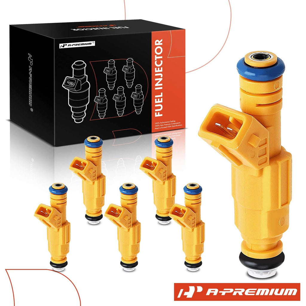 6x Fuel Injector for Jeep Grand Cherokee ZJ (1993–1998) Wrangler Comanche