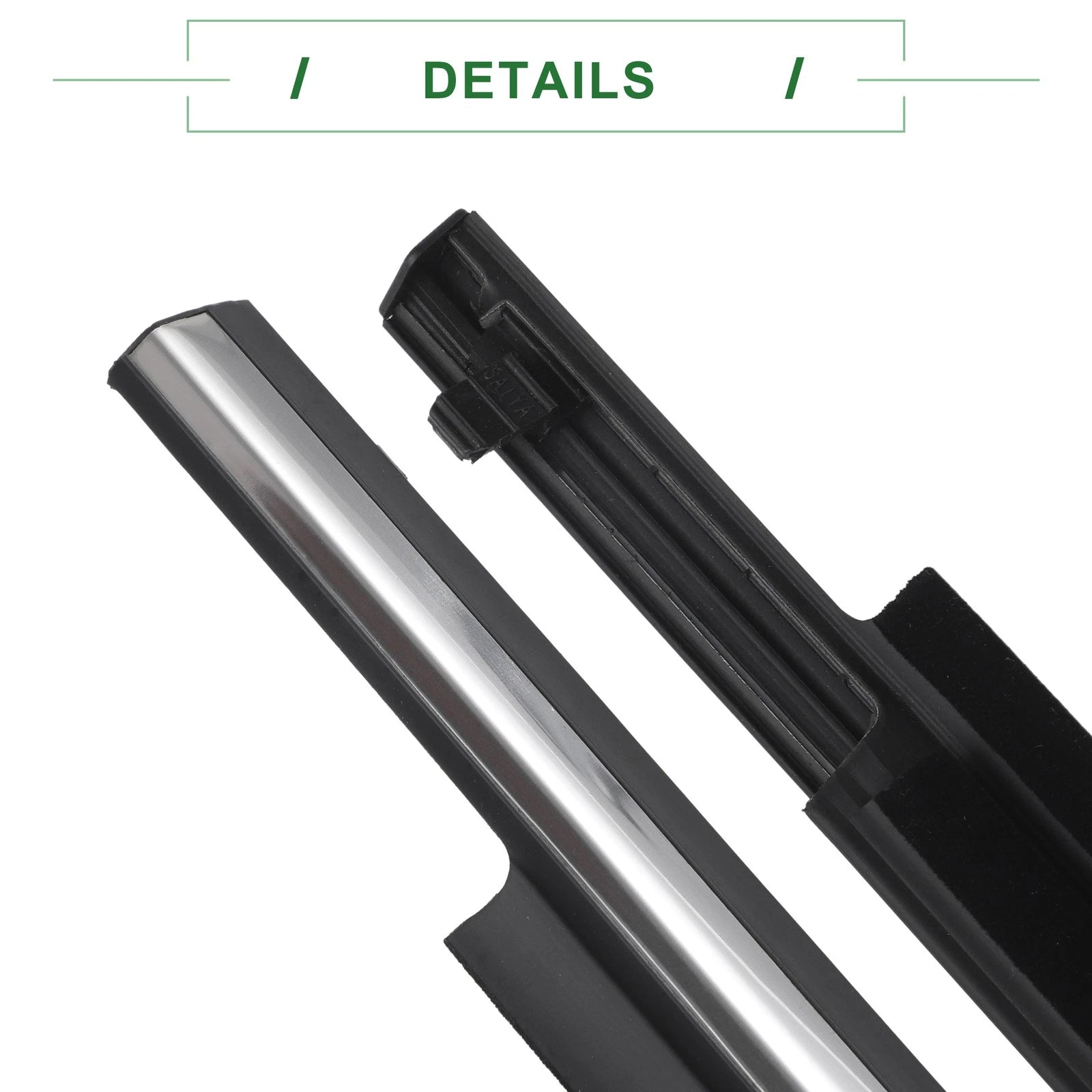 2X Front Left & Right Weatherstrip Window Seal No.757200E060 for Toyota