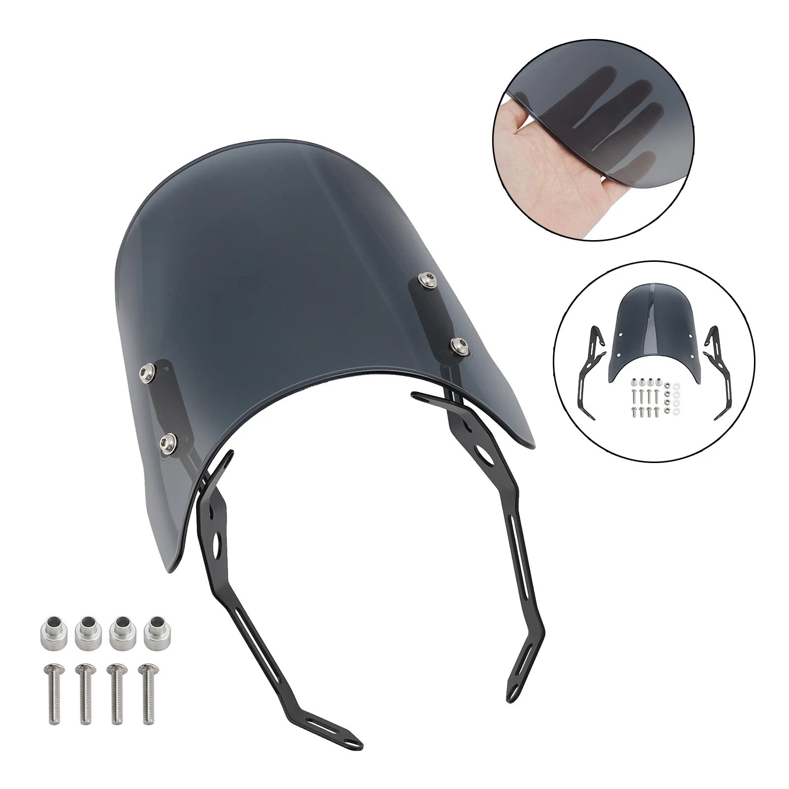Windshield WindScreen for Honda GB350S CB350RS (2022–2025) Gray