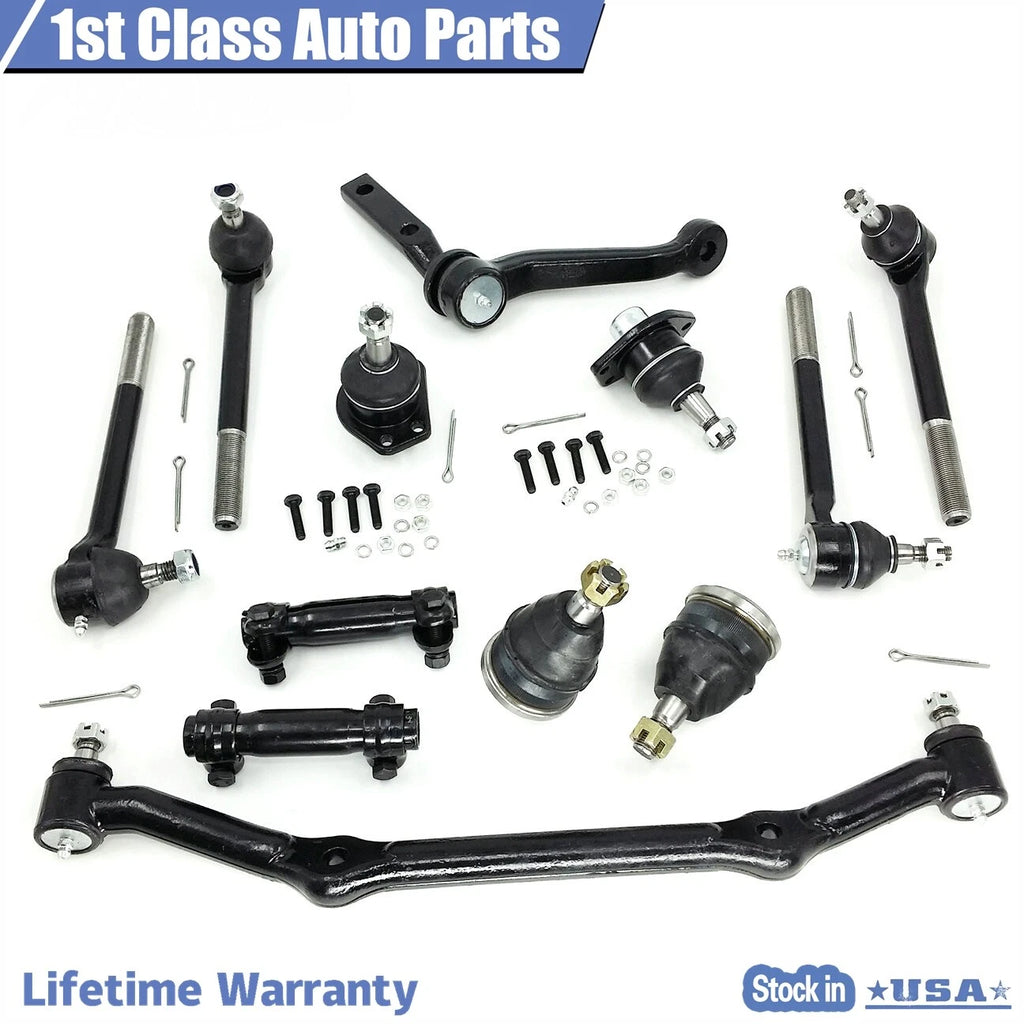 12pc Front Suspension Ball Joint Kit for Chevrolet Blazer S10 GMC Jimmy (1996–2020)