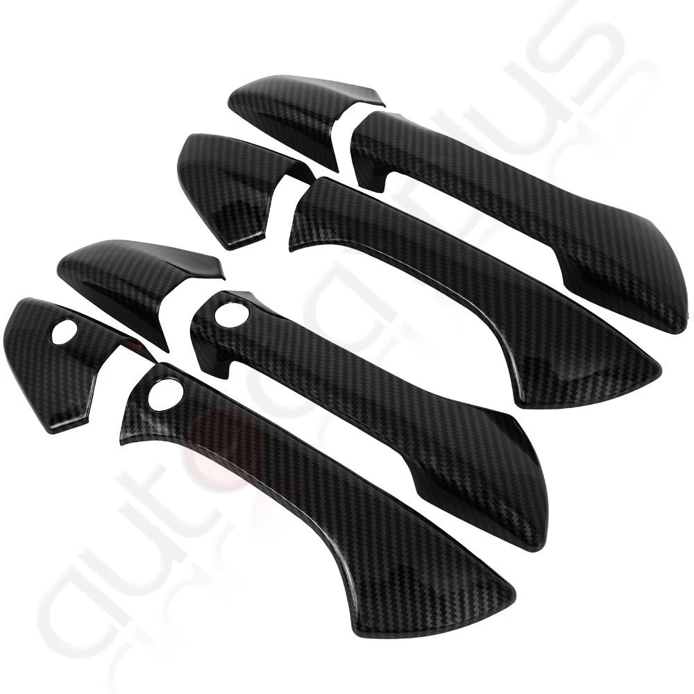 Set of 4 Door Handle Covers for Honda Accord (2008–2012) Carbon Fiber