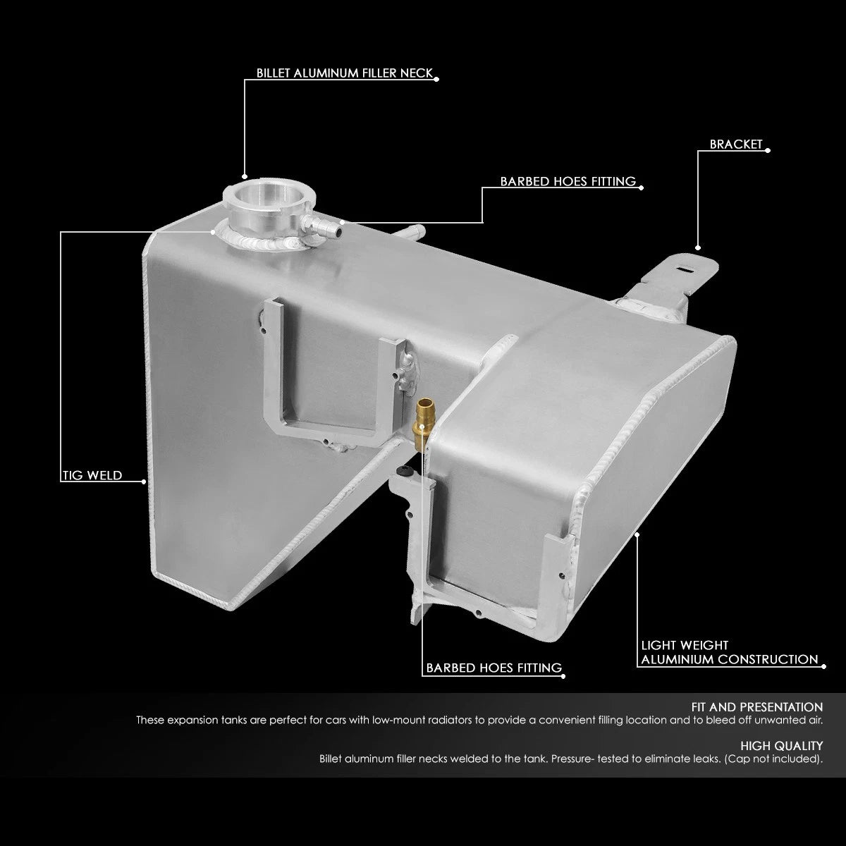 Aluminum Coolant Tank for Dodge Charger (2006–2010)