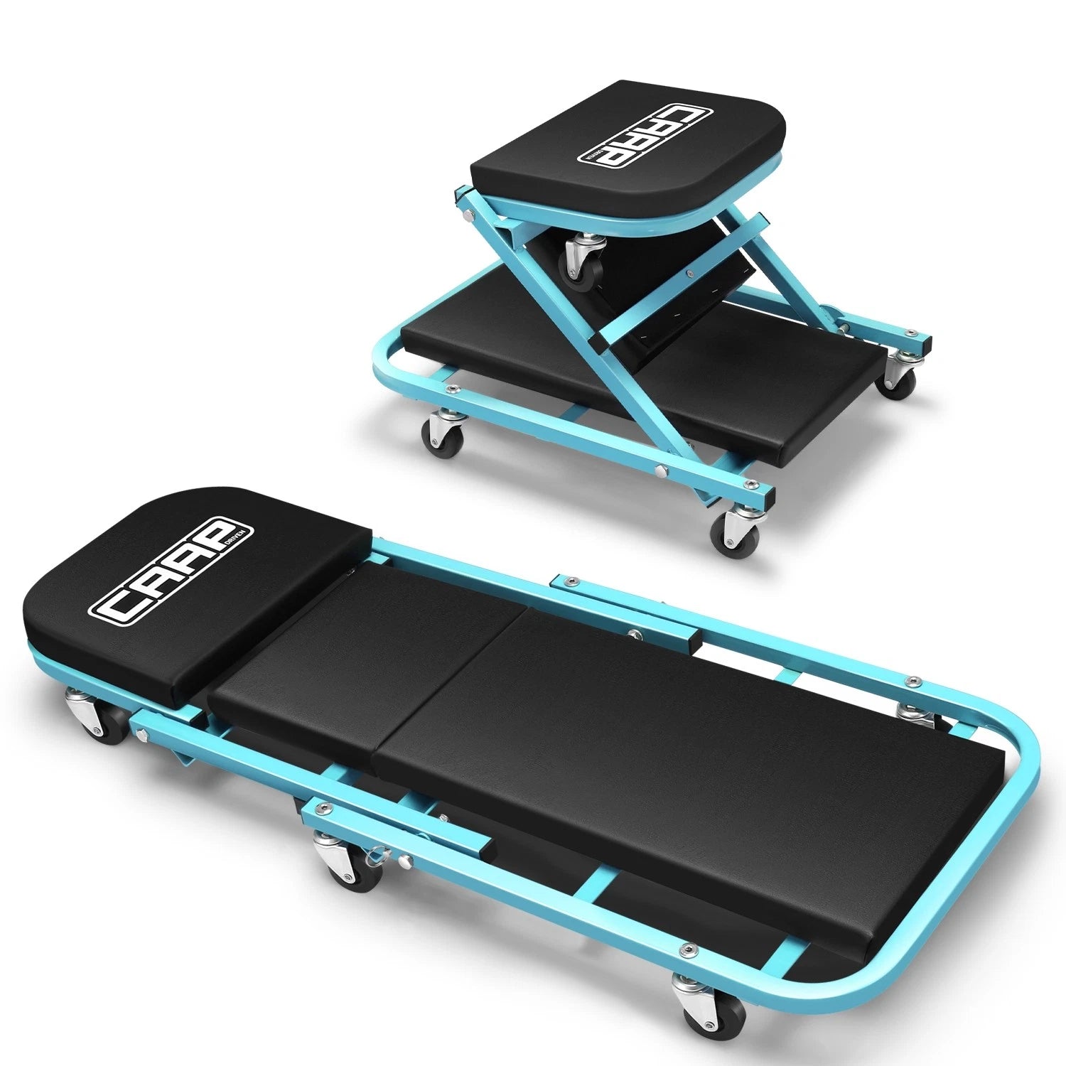 2-in-1 Rolling Creeper for Universal Use (40" x 17" x 5", 330lb Capacity)
