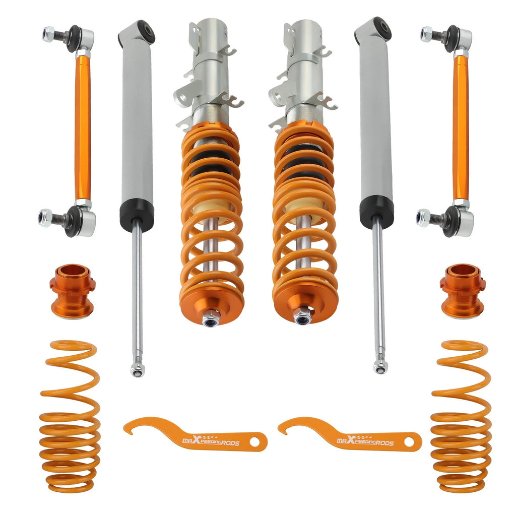 Adjustable Coilovers Lowering Kit for Audi TT Coupe (1998–2006), A3 (1996–2006) FWD