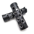 Black Hand Grips for Harley Road King, Street Glide (1" Handlebars)