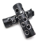 Black Hand Grips for Harley Road King, Street Glide (1" Handlebars)