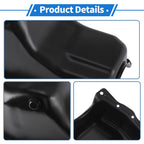 1 Pcs Engine Oil Pan for Chevrolet Astro (1986–1995) No.10054809 Iron Black