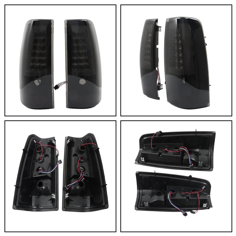 Set of 2 LED Tail Light Assemblies for Chevy Silverado 1500 2500 (2003-2006)