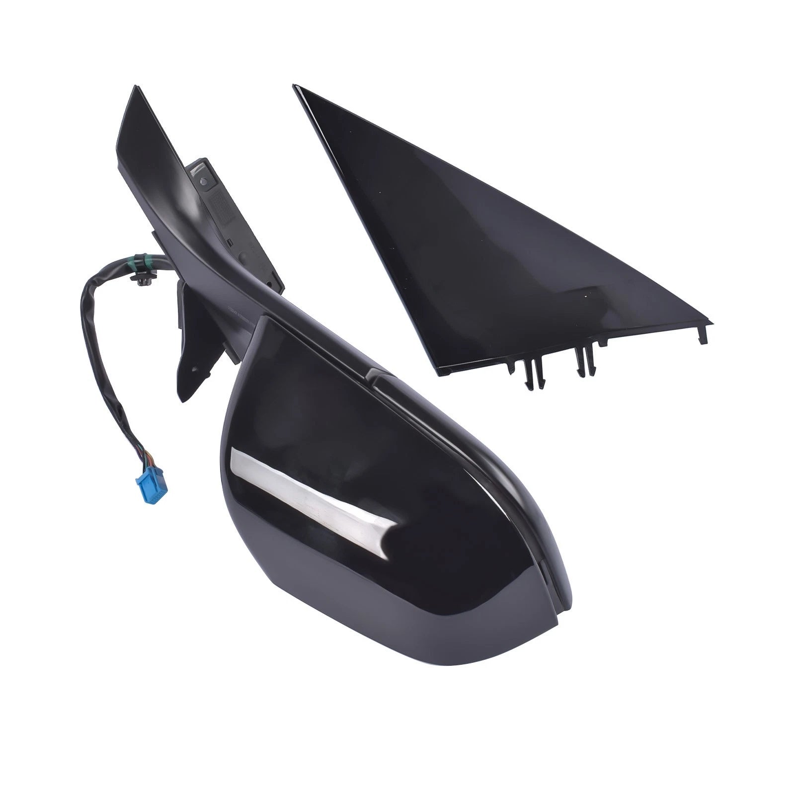 Heated Power Fold Black Right Passenger Side Mirror for Tesla Model 3 (2017-2022)
