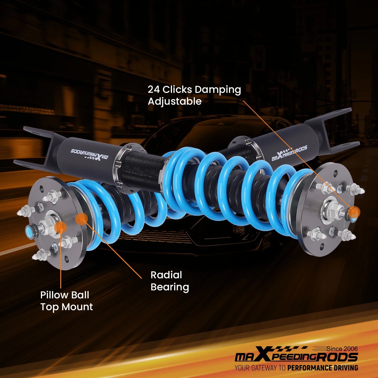 Coilovers Suspension Lowering Kit for Jaguar XF (2007–2015)
