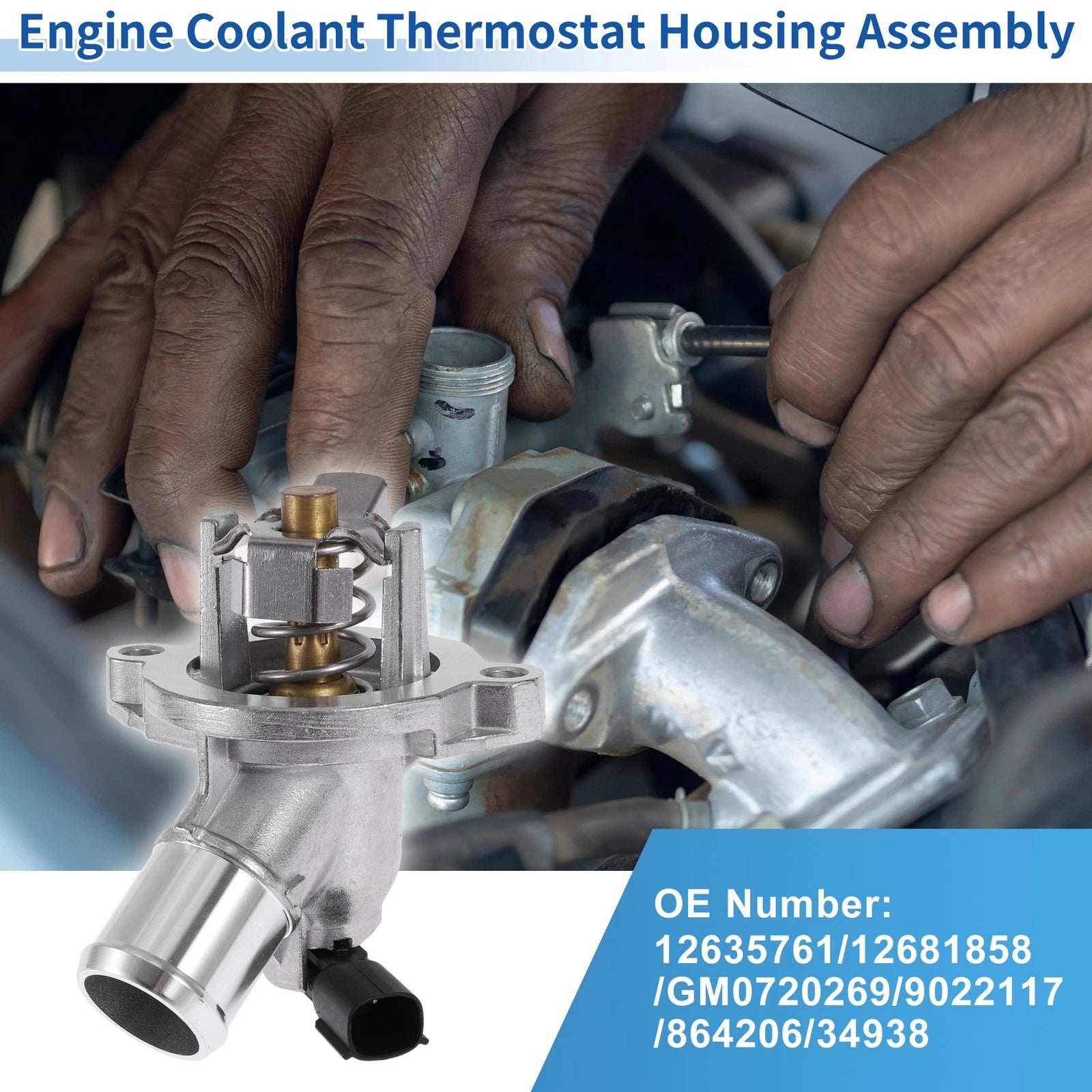 Engine Coolant Thermostat Housing Assembly No.12635761 for Chevrolet Volt (2011–2015)