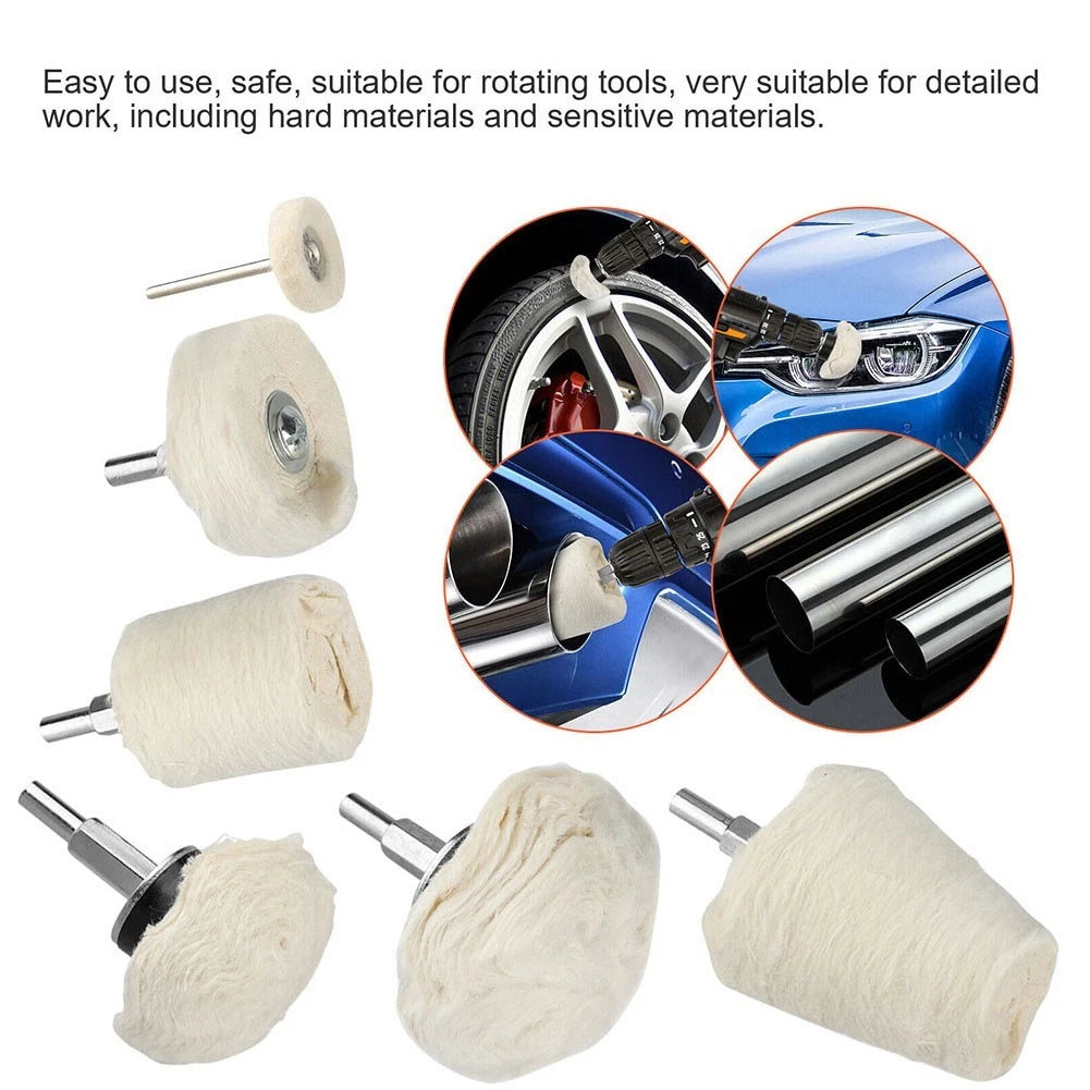 Polishing Buffing Pads Kit for Car Polishing and Grinding (Universal)