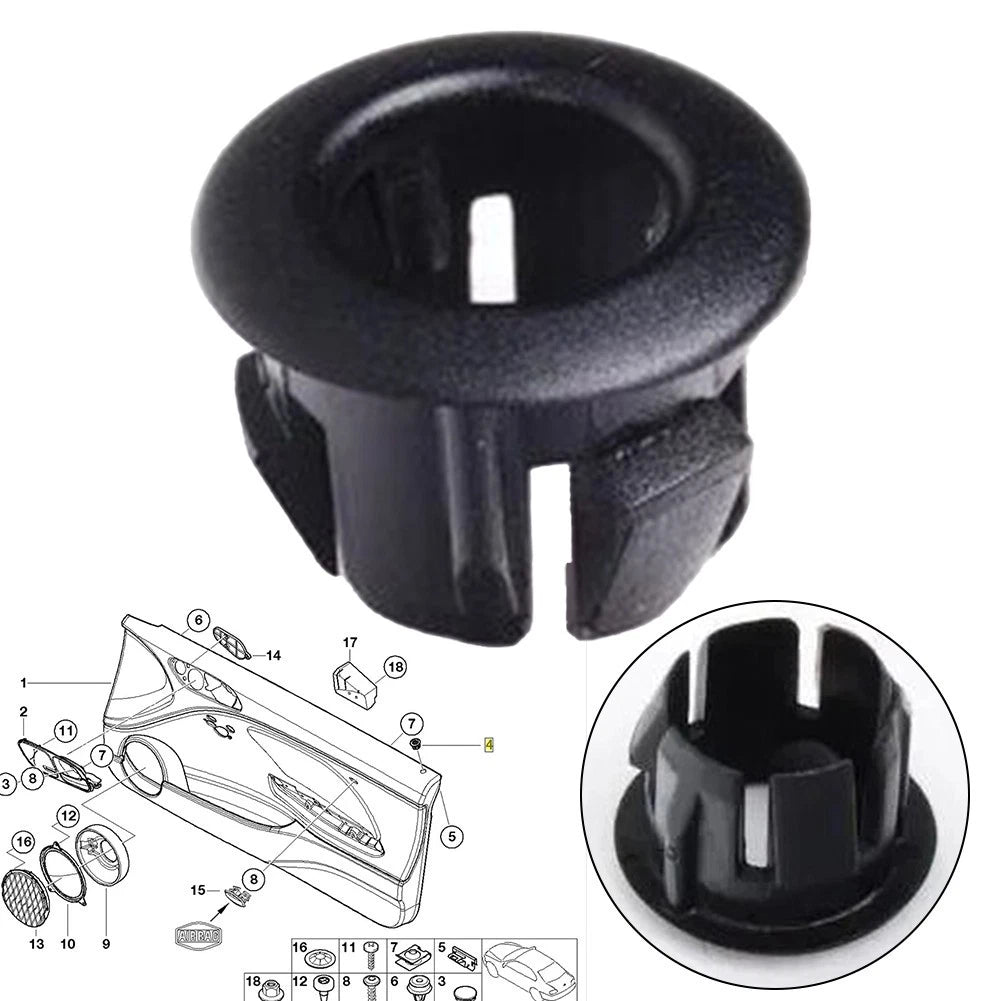 Left Door Lock Pin Button Trim for BMW E46 E63 E64 (1998–2010)