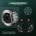 2X 1.5" Hub Centric Wheel Spacers 6x5.5 14x1.5 for Ram 1500 (2019–2025)