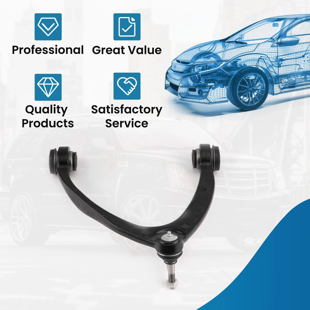 LH Front Upper Control Arm with Ball Joint for Chevy Silverado/Sierra 1500 (2007–2016)