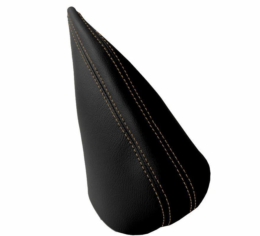 E Brake Boot Cover for BMW E30 (1984–1991) Black Beige Stitch