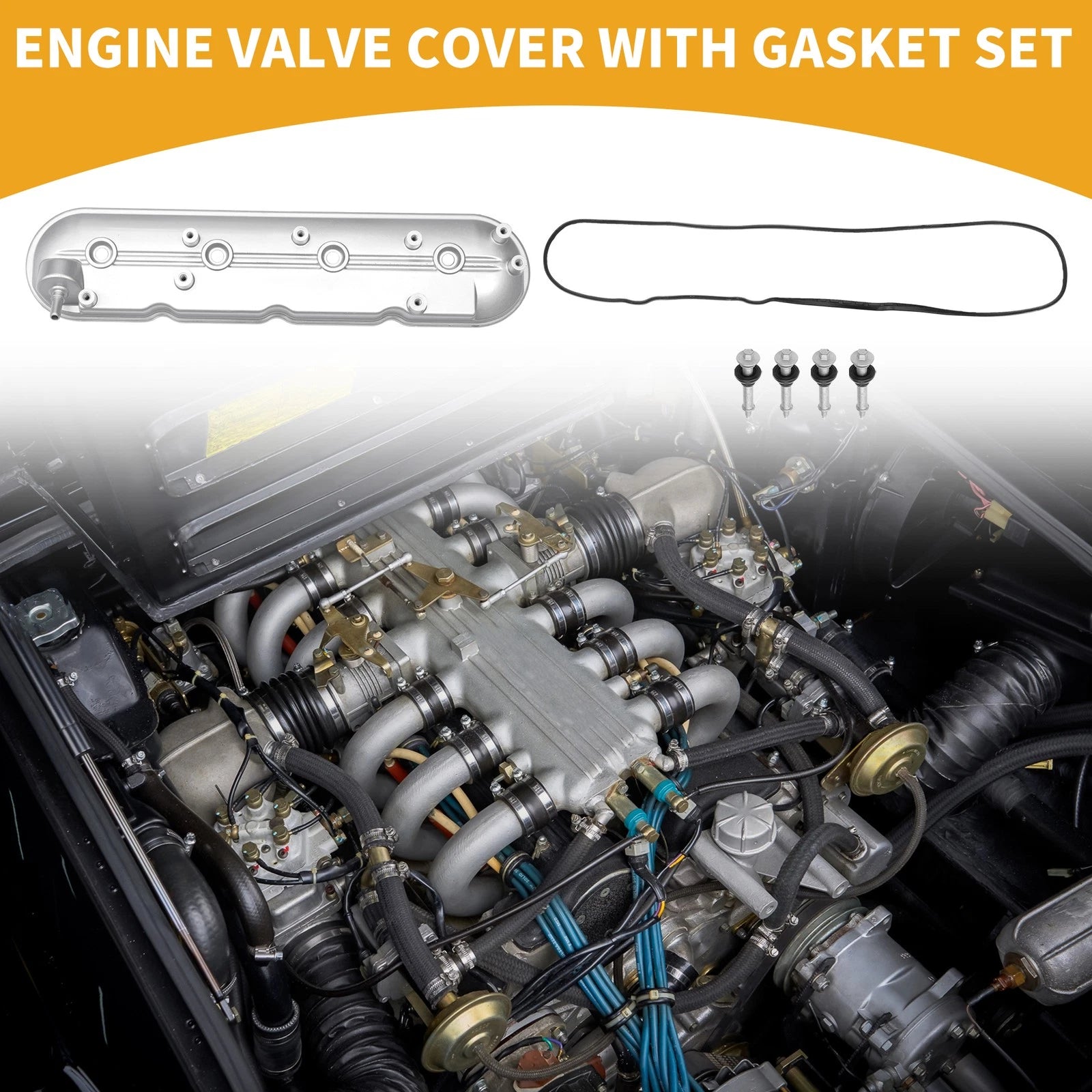 Left Engine Valve Cover with Gasket Bolt No.12642655 for GMC Envoy (2009)