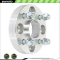 2 Pcs Wheel Spacers 4x100 1" 12x1.5 for Honda Civic, Fit, Mitsubishi Mirage, Lancer