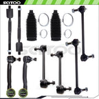 Set of 4 Tie Rod Ends & Sway Bar End Links for Lexus ES330 Toyota Camry (2004–2006)