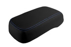 Leather Console Lid Armrest Cover for Hummer H3 (2005–2010) Blue Stitch