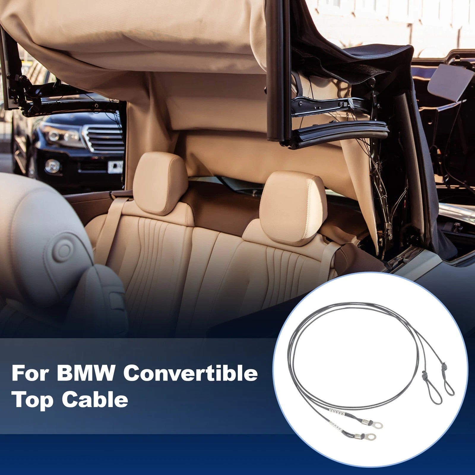 Convertible Top Headliner Tension Rope for BMW E93 F33 F83 M4 M3 (2007–2020)